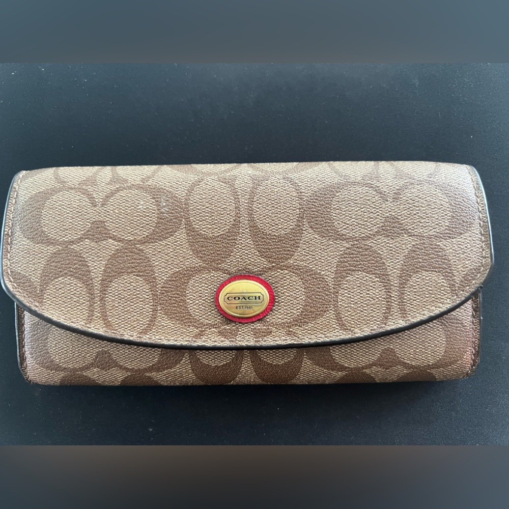 Signature Canvas Wallet With Snap Closer - image 1